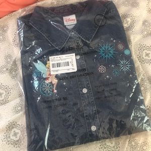 Tinker Bell Denim Button Up✨